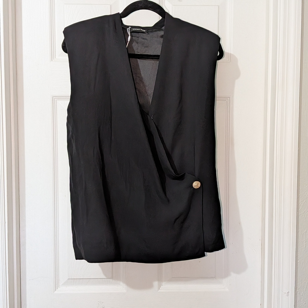 Anine Bing Classic Black Tank Top